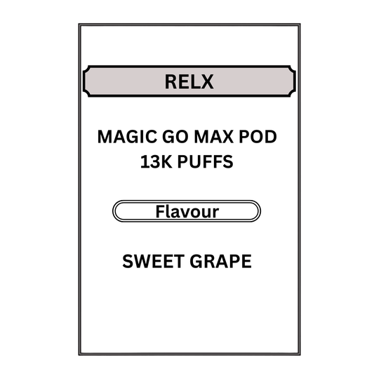 RELX MAGICGO MAX PODS 13000 PUFFS