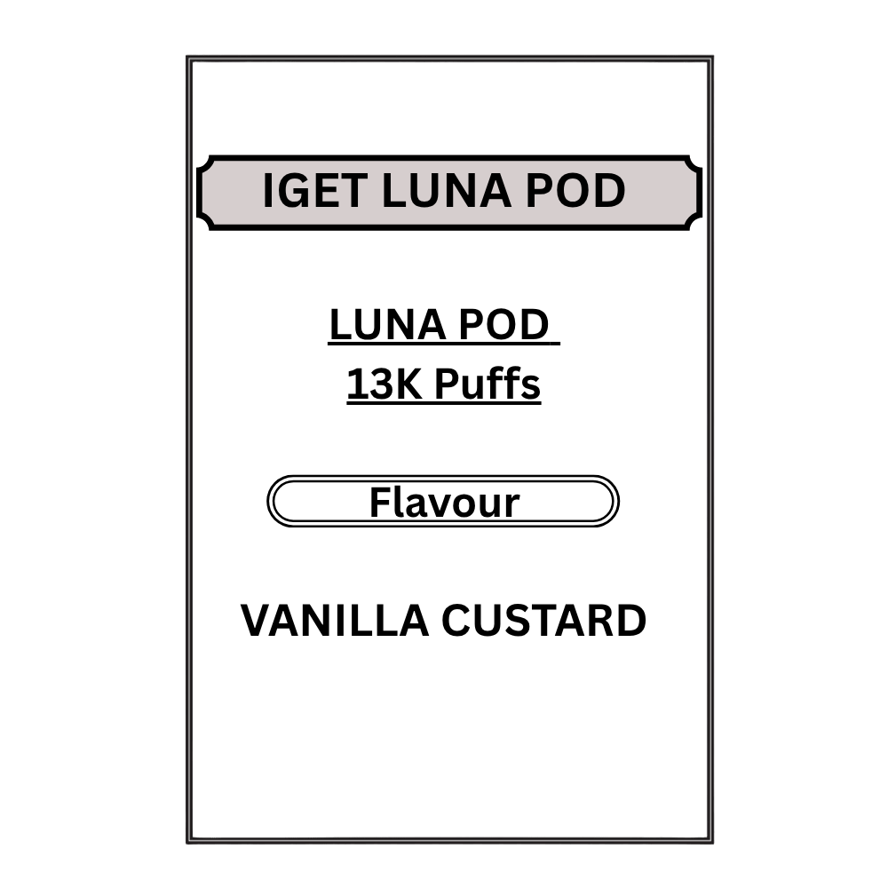 IGET LUNA PODS 13K PUFFS