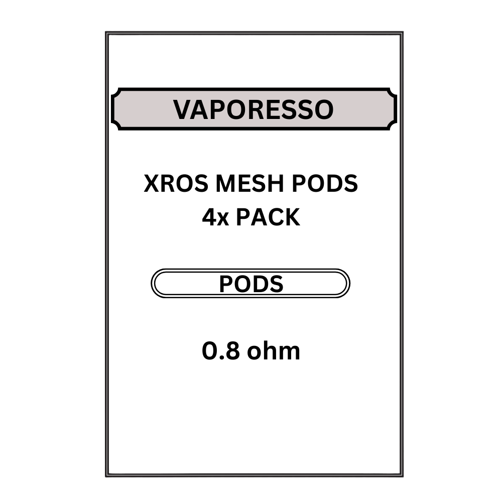 Vaporesso Xros 0.6ohm Mesh Pod 4x
