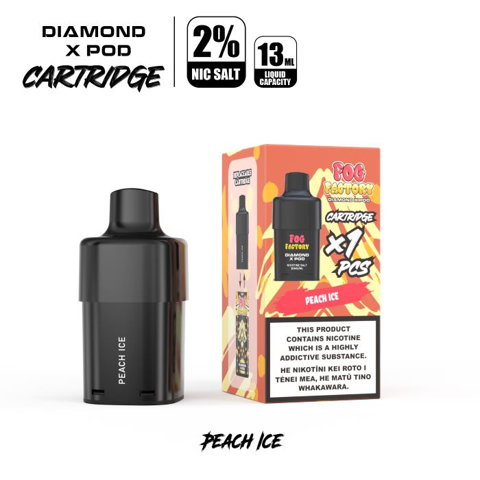 Diamond X Pod Kit Prefilled Pods- Peach Ice