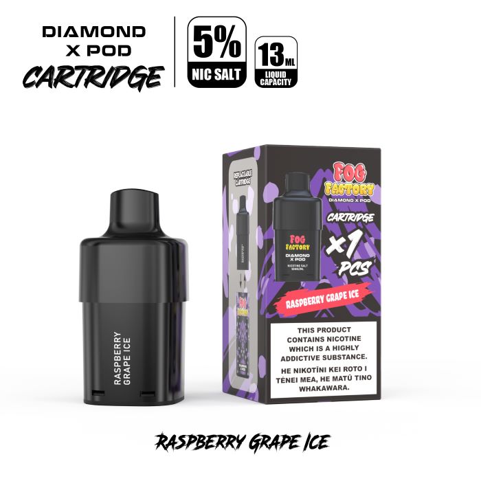 Diamond X Pod Kit Prefilled Pods- Raspberry Grape Ice