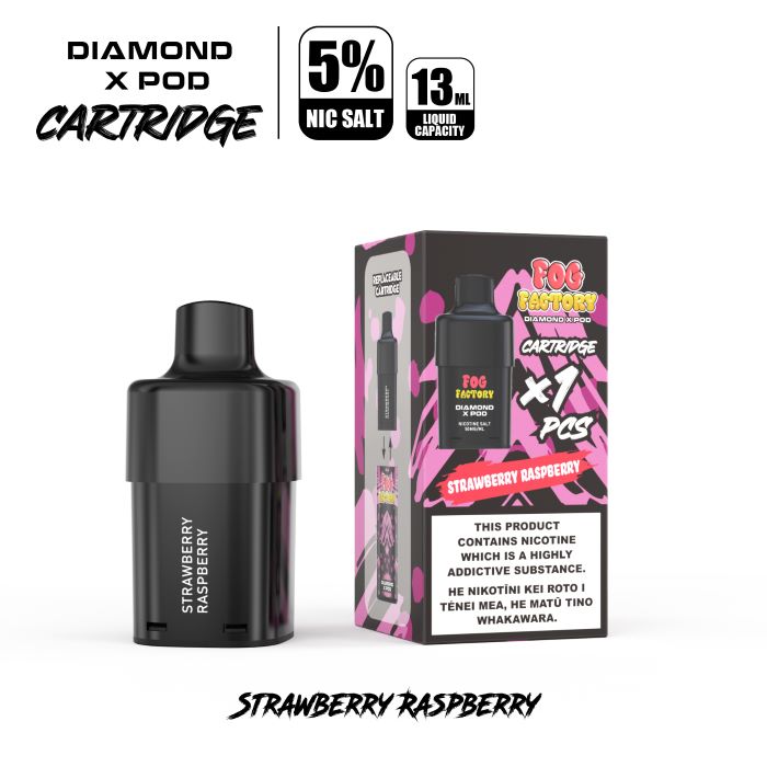 Diamond X Pod Kit Prefilled Pods- Strawberry & Raspberry